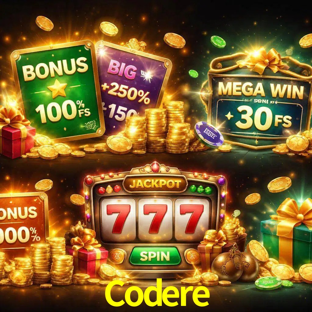 Tipos de bonos Codere incluyendo recompensas de bienvenida y promociones continuas