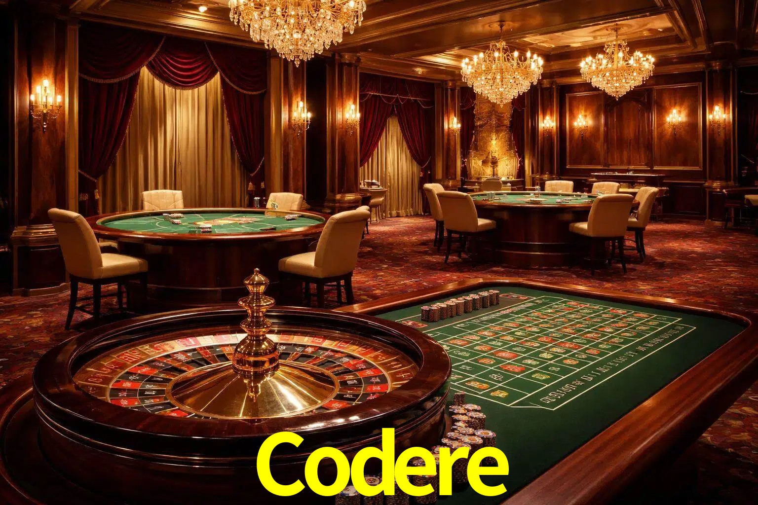 Una escena premium de mesa de casino en vivo con cartas, elementos de ruleta y un ambiente pulido de estudio de transmisión.